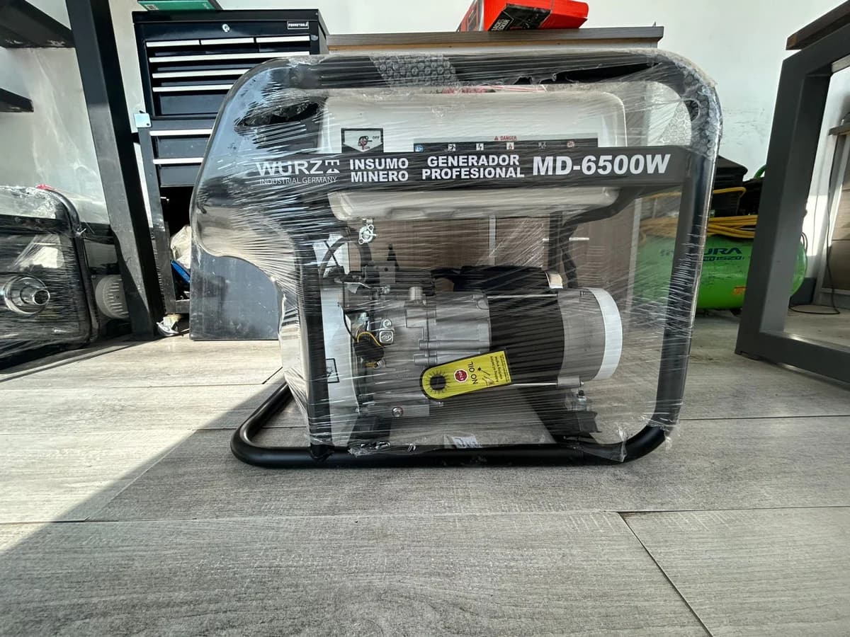 Generador a bencina WURZ MD-6500W (NUEVO) - Imagen 2