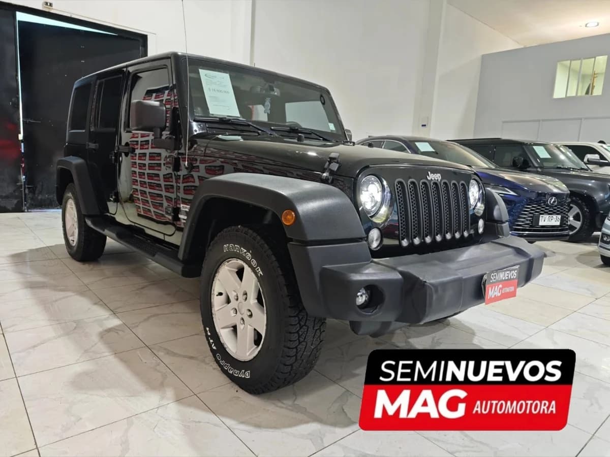 JEEP wrangler 3.6 SPORT UNLIMITED 4X4 AT 5P 2014 - Imagen 2